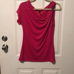 Beautiful pink one sleeve top